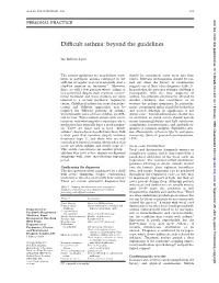 Diycult Asthma: Beyond the Guidelines