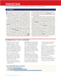 Pakistan Uscirf–Recommended for Countries of Particular Concern (Cpc)