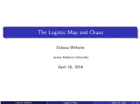 The Logistic Map and Chaos