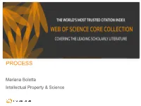 Thomson Reuters Journal Selection Process