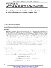 Active Discrete Components