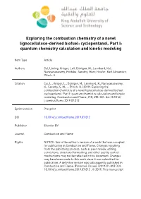 Cyclopentanol. Part I: Quantum Chemistry Calculation and Kinetic Modeling