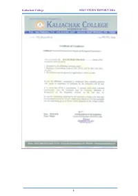Kaliachak College SELF STUDY REPORT 2016