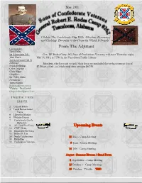 May 2011 Newsletter
