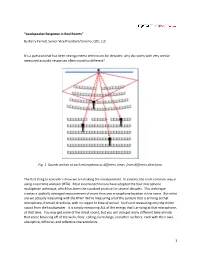 1 “Loudspeaker Response in Real Rooms”