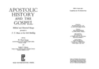 Andrew F. Walls, "The First Chapter of the Epistle