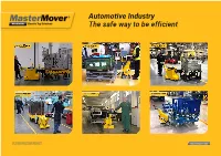 Automotive Industry the Safe Way to Be Efficient
