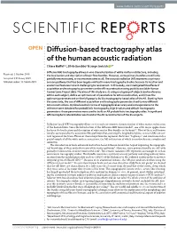 Diffusion-Based Tractography Atlas of the Human Acoustic Radiation