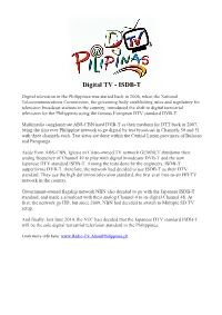Digital TV - ISDB-T