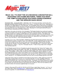 Majic 105.7 to Host the 2013 Moondog