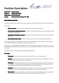 Position Description