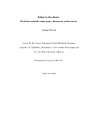 The Relationship Between Space, Resources, and Genocide