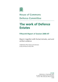 The Work of Defence Estates