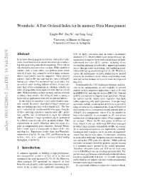 Wormhole: a Fast Ordered Index for In-Memory Data Management