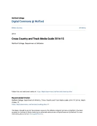 Cross Country and Track Media Guide 2014-15