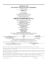 GRUPO SUPERVIELLE S.A. (Exact Name of Registrant As Specified in Its Charter)