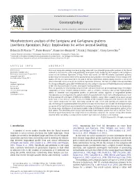 Implications for Active Normal Faulting