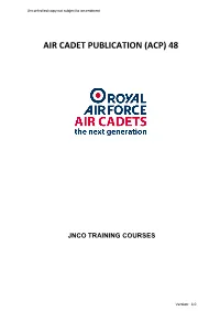 Junior NCO Training Course Notes