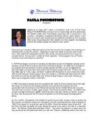 PAULA POUNDSTONE Biography