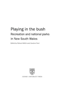Playing in the Bush Recreation and National Parks in New South Wales