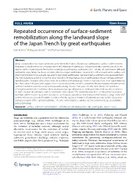 Repeated Occurrence of Surface-Sediment Remobilization