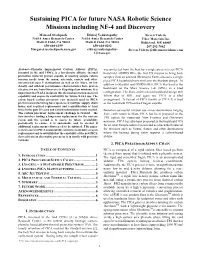 Sustaining PICA for Future NASA Robotic Science Missions Including NF-4 and Discovery