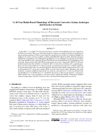A 10-Year Radar-Based Climatology of Mesoscale Convective System Archetypes and Derechos in Poland