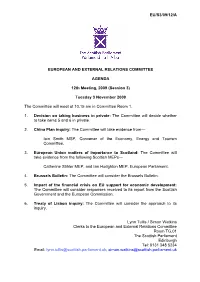 Eu/S3/09/12/A European and External Relations