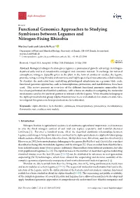 Functional Genomics Approaches to Studying Symbioses Between Legumes and Nitrogen-Fixing Rhizobia