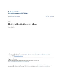 History of East Millinocket Maine Wayne Danforth