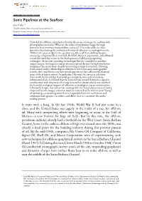 Sonic Pipelines at the Seafloor.” Media+Environment 3 (2)
