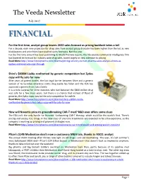 The Veeda Newsletter