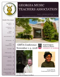 2018 | Gmta Fall Newsletter