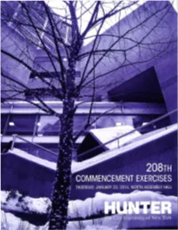 208Th Commencement Exercises