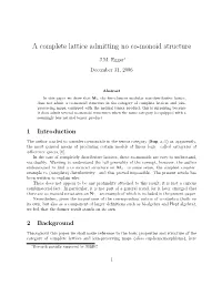 A Complete Lattice Admitting No Co-Monoid Structure