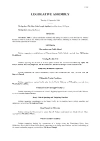 Legislative Assembly