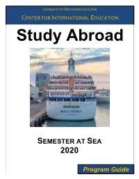 Semester at Sea 2020