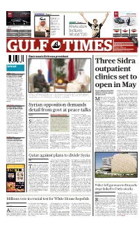 Three Sidra Outpatient Clinics Set to Open In