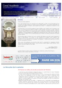 Canal Académie Sur Facebook Et Twitter Transmettre À Un Ami Nous Contacter Version Imprimable