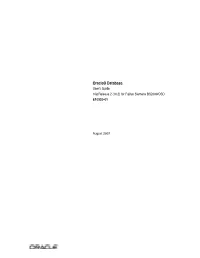 Oracle Database User's Guide for Fujitsu Siemens BS2000/OSD