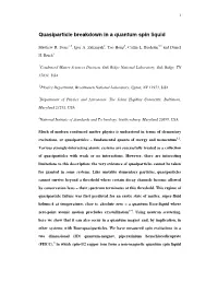 Quasiparticle Breakdown in a Quantum Spin Liquid