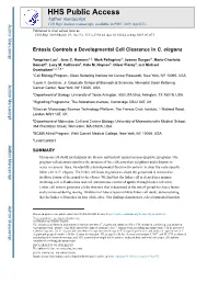 Entosis Controls a Developmental Cell Clearance in C. Elegans