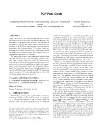 TCP Fast Open