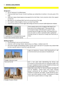1. INTERNAL DEVELOPMENTS Reign of Amenhotep III Background • Son of Thutmose IV and Mutemwia • Thutmose Died When He Was 12