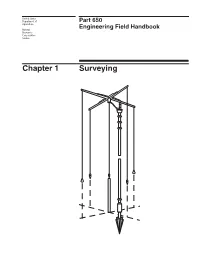 Chapter 1 Surveying Chapter 1 Surveying Part 650 Engineering Field Handbook