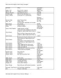 Excel Catalogue