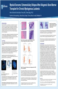 Myeloid Sarcoma