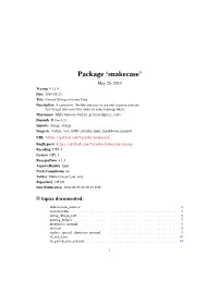 Package 'Snakecase'