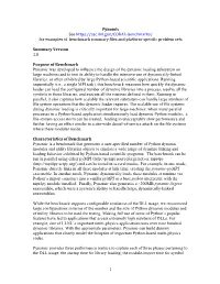 Pynamic Summary