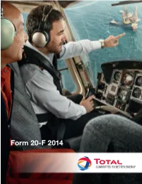 TOTAL Form 20-F 2014